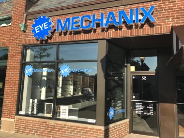 NEW! 2nd Location! GRAND OPENING OF EYE MECHANIX Exterior Building Sign
